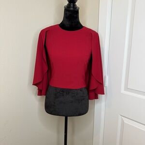 Elegant Red Women's Top